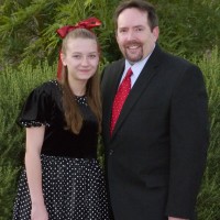 Haley Smith with stepdad George O'Connor Haley has been raised mostly by her mother, Veronica, and later her stepfather, George O'Connor. Her biological father, Wallace, is seldom in the picture.